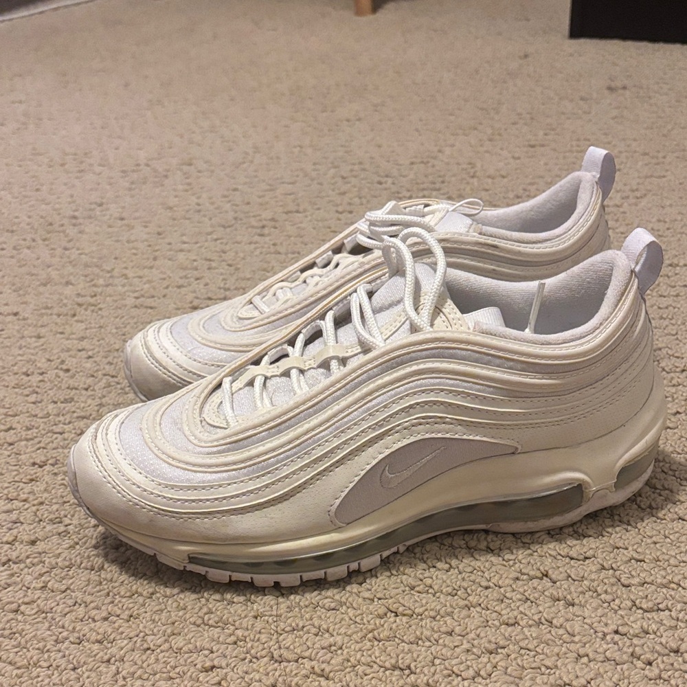 Nike Air Max 97 Cream Sneakers - Picture 1 of 4